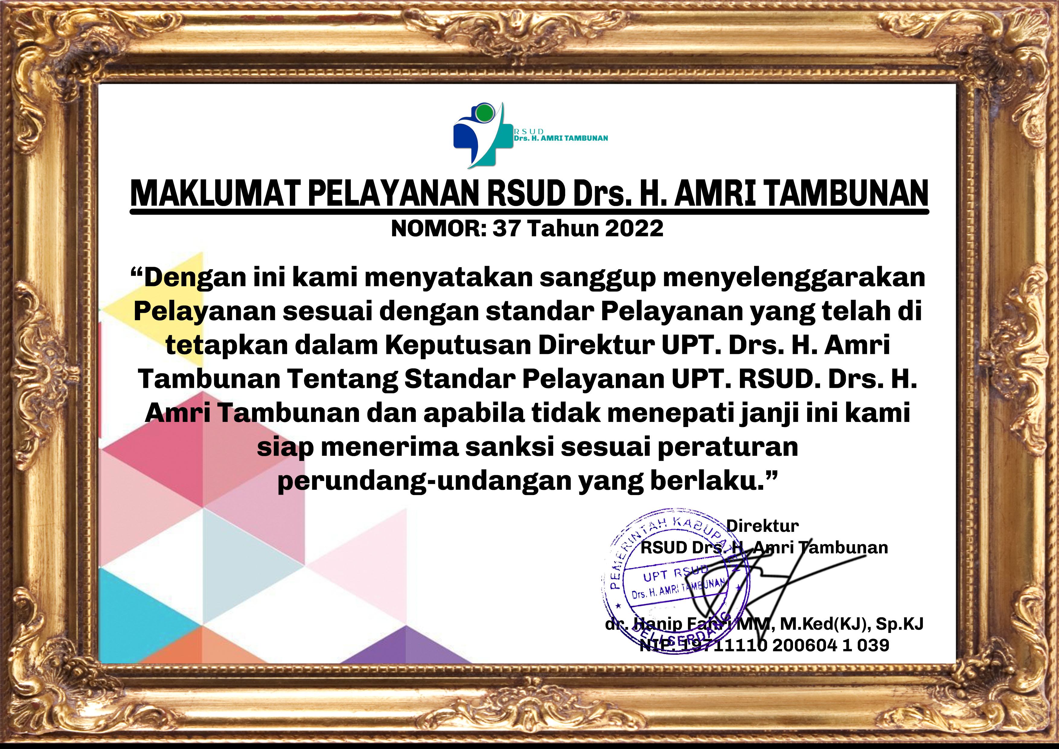 MAKLUMAT PELAYANAN