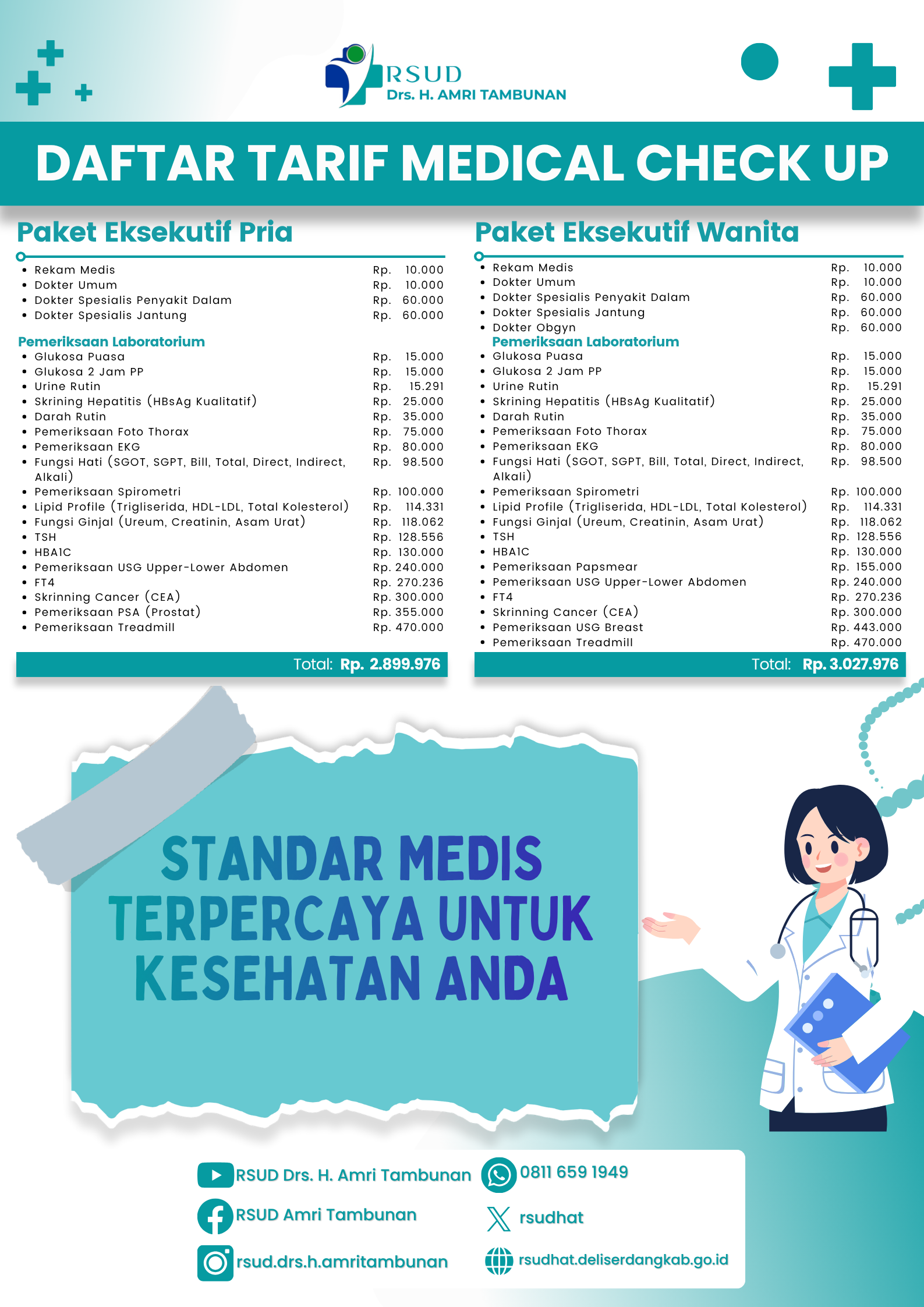 Tarif MCU - 2