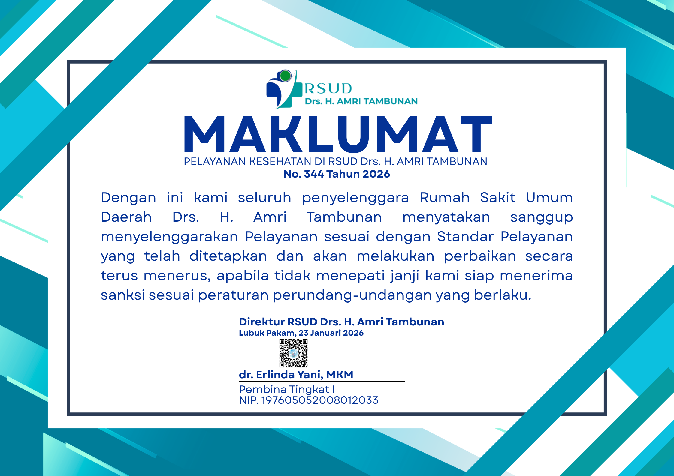 MAKLUMAT PELAYANAN