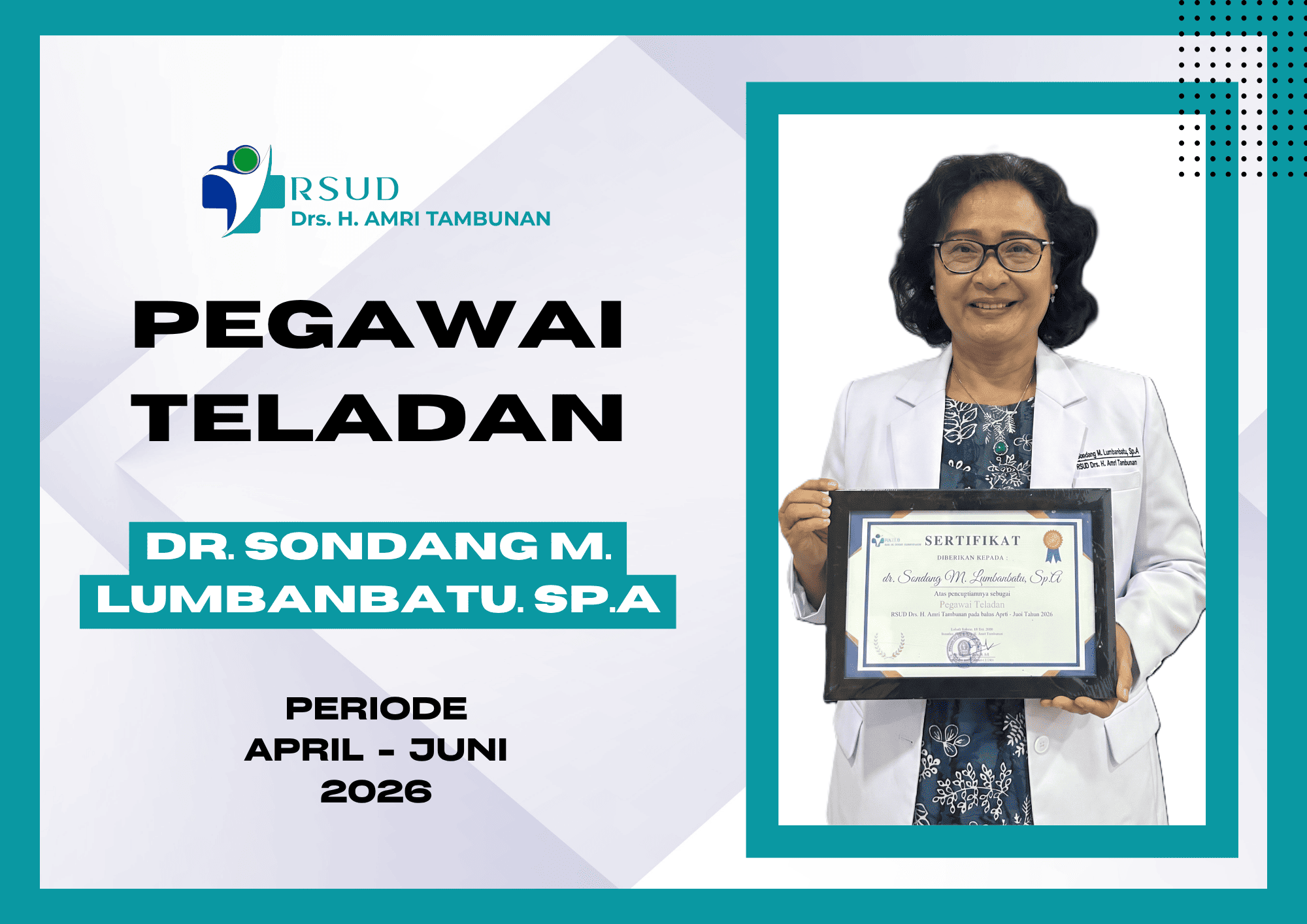 dr. Sondang Lumbanbatu, Sp.A