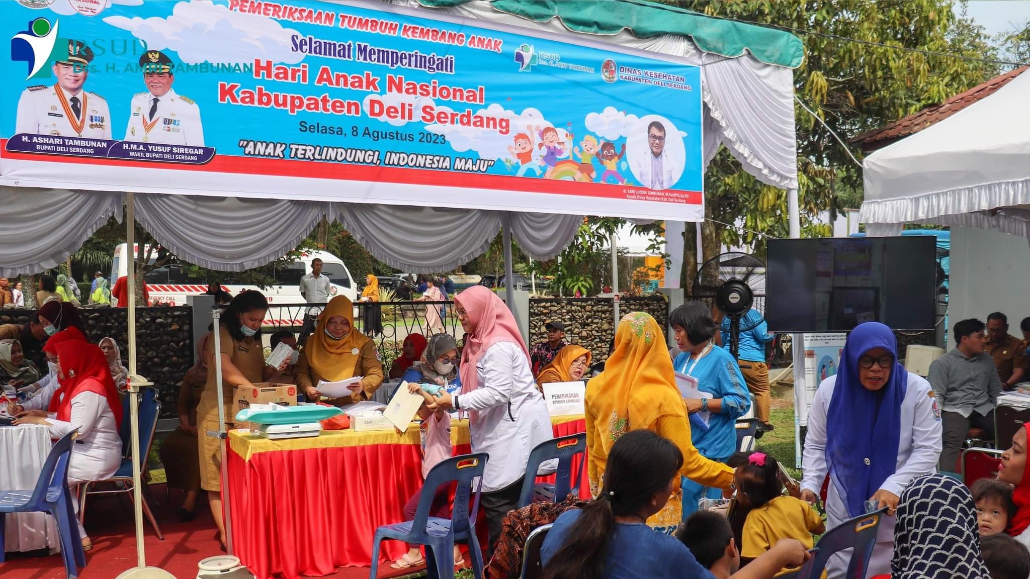 RSUD Drs. H. AMRI TAMBUNAN Ikut Memeriahkan Acara Hari Anak Nasional 2023